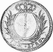 Germany 1/12 Thaler (Doppelgroschen) 1720 IGN KM# 176 Kingdom / Regular Coinage coin reverse