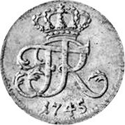 Germany 1/12 Thaler (Doppelgroschen) 1745 EGN KM# 226 Kingdom / Regular Coinage coin obverse Germany 1/12 Thaler (Doppelgroschen) 1745 EGN KM# 226 Kingdom / Regular Coinage coin obverse