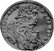 Germany 1/2 Carolin KM# 336 Württemberg / Duchy / Trade Coinage coin obverse