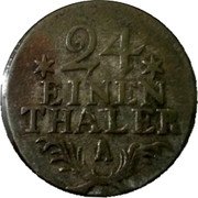 Germany 1/24 Thaler 1786 A KM# 296 Kingdom / Regular Coinage coin reverse Germany 1/24 Thaler 1786 A KM# 296 Kingdom / Regular Coinage coin reverse