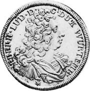 Germany 1/4 Thaler 1707 (c) *-(c) KM# 289 Württemberg / Duchy / Regular Coinage coin obverse Germany 1/4 Thaler 1707 (c) *-(c) KM# 289 Württemberg / Duchy / Regular Coinage coin obverse