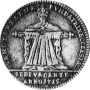 Germany 1/4 Thaler 1715 KM# 213 Trier / Archbishopric / Regular Coinage coin reverse Germany 1/4 Thaler 1715 KM# 213 Trier / Archbishopric / Regular Coinage coin reverse