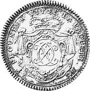 Germany 1/8 Thaler 1726 KM# 287 Würzburg / Bishopric / Regular Coinage coin reverse