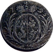 Germany 1/84 Gulden (Körtling) 1795 KM# 442 Würzburg / Bishopric / Regular Coinage coin obverse