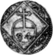 Germany 1/84 Gulden (Körtling) KM# 458 Würzburg / Bishopric / Regular Coinage coin reverse