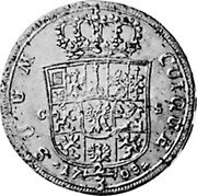 Germany 2/3 Thaler (Gulden) KM# 12 Kingdom / Regular Coinage coin reverse Germany 2/3 Thaler (Gulden) KM# 12 Kingdom / Regular Coinage coin reverse