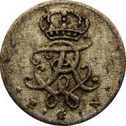 Germany 3 Pfennig 1735 EGN KM# 218 Kingdom / Regular Coinage coin obverse