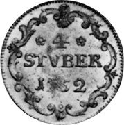 Germany 4 Stüber 1752 KM# 39 Wied-Neuwied / Countship / Regular Coinage coin reverse