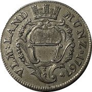 Germany 5 Kreuzer 1767 FH KM# 126 Ulm / Free City / Regular Coinage coin obverse