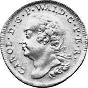 Germany Carolin (10 Gulden) 1750 KM# 248 Waldeck / Principality / Trade Coinage coin obverse
