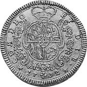 Germany Carolin 1732 KM# 322 Württemberg / Duchy / Trade Coinage coin reverse