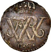 Germany Schilling 1721 CG KM# 120 Kingdom / Regular Coinage coin obverse