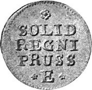 Germany Schilling 1768 E KM# A316 Kingdom / Regular Coinage coin reverse Germany Schilling 1768 E KM# A316 Kingdom / Regular Coinage coin reverse