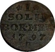 Germany Schilling 1796 B KM# 362.1 Kingdom / Regular Coinage coin reverse