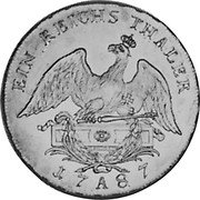 Germany Thaler 1787 A KM# 348.1 Kingdom / Regular Coinage coin reverse Germany Thaler 1787 A KM# 348.1 Kingdom / Regular Coinage coin reverse
