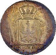 Germany Thaler 1792 B KM# 360.2 Kingdom / Regular Coinage coin reverse