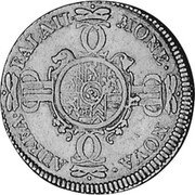 Germany 1/2 Carolin 1733 KM# 251 Pfalz-Electoral Pfalz / Electorate / Trade Coinage coin reverse