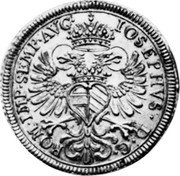 Germany 1/2 Thaler 1706 (e) KM# 232 Regensburg / Free City / Regular Coinage coin reverse Germany 1/2 Thaler 1706 (e) KM# 232 Regensburg / Free City / Regular Coinage coin reverse