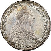 Germany 1/2 Thaler 1754 ICB KM# 370 Regensburg / Free City / Regular Coinage coin reverse Germany 1/2 Thaler 1754 ICB KM# 370 Regensburg / Free City / Regular Coinage coin reverse