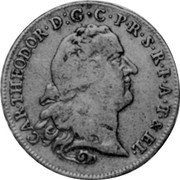 Germany 1/2 Thaler 1765 AS KM# 411 Pfalz-Electoral Pfalz / Electorate / Regular Coinage coin obverse Germany 1/2 Thaler 1765 AS KM# 411 Pfalz-Electoral Pfalz / Electorate / Regular Coinage coin obverse