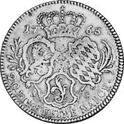 Germany 1/2 Thaler 1765 AS KM# 412 Pfalz-Electoral Pfalz / Electorate / Regular Coinage coin reverse Germany 1/2 Thaler 1765 AS KM# 412 Pfalz-Electoral Pfalz / Electorate / Regular Coinage coin reverse