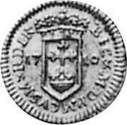 Germany 1/4 Ducat 1710 KM# 175 Pfalz-Electoral Pfalz / Electorate / Trade Coinage coin reverse Germany 1/4 Ducat 1710 KM# 175 Pfalz-Electoral Pfalz / Electorate / Trade Coinage coin reverse