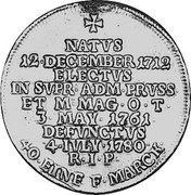 Germany 1/4 Thaler 1780 KM# 154 Knightly Order / Regular Coinage coin reverse Germany 1/4 Thaler 1780 KM# 154 Knightly Order / Regular Coinage coin reverse