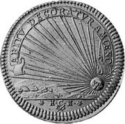 Germany 1/8 Thaler 1704 HCH KM# 75 Quedlinburg / Abbey / Regular Coinage coin reverse