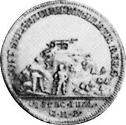 Germany 1/8 Thaler (4 Groschen) 1751 GHE KM# 26 Reuss-Untergreiz / Countship / Regular Coinage coin reverse