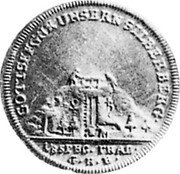 Germany 1/8 Thaler (4 Groschen) 1752 GHE KM# 30 Reuss-Untergreiz / Countship / Regular Coinage coin reverse