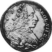 Germany 15 Kreuzer (1/8 Thaler) 1744 ICB/OEXL KM# 314 Regensburg / Free City / Regular Coinage coin obverse
