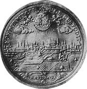 Germany 8 Ducat ND IL OE/OEXLEIN KM# 342 Regensburg / Free City / Trade Coinage coin reverse