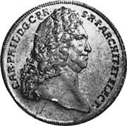 Germany Carolin 1733 KM# 253 Pfalz-Electoral Pfalz / Electorate / Trade Coinage coin obverse