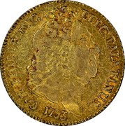 Germany Carolin 1733 KM# 254 Pfalz-Electoral Pfalz / Electorate / Trade Coinage coin obverse