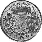 Germany Carolin 1733 KM# 253 Pfalz-Electoral Pfalz / Electorate / Trade Coinage coin reverse