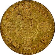 Germany Carolin 1733 KM# 254 Pfalz-Electoral Pfalz / Electorate / Trade Coinage coin reverse