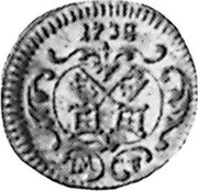 Germany Heller KM# 237 Regensburg / Free City / Regular Coinage coin reverse Germany Heller KM# 237 Regensburg / Free City / Regular Coinage coin reverse