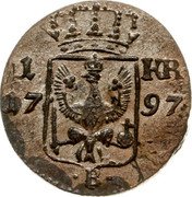 Germany Kreuzer 1797 B KM# 1047 Silesia / Duchy / Standard Coinage coin reverse