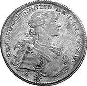 Germany 1/4 Thaler 1757 S KM# A100 Saxe-Weimar-Eisenach / Duchy / Regular Coinage coin obverse Germany 1/4 Thaler 1757 S KM# A100 Saxe-Weimar-Eisenach / Duchy / Regular Coinage coin obverse