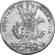 Germany 1/4 Thaler 1757 S KM# A100 Saxe-Weimar-Eisenach / Duchy / Regular Coinage coin reverse Germany 1/4 Thaler 1757 S KM# A100 Saxe-Weimar-Eisenach / Duchy / Regular Coinage coin reverse