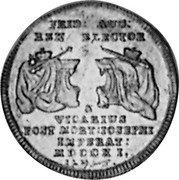 Germany 1/8 Thaler 1711 ILH KM# 800 Saxony-Albertine / Electorate / Regular Coinage coin reverse