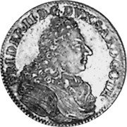 Germany 1/8 Thaler 1717 CW/IT KM# A22 Saxe-Gotha-Altenburg / Duchy / Regular Coinage coin obverse