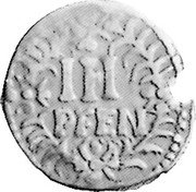 Germany 3 Pfennig 1720 KM# 56 Soest / Provincial Town / Regular Coinage coin reverse Germany 3 Pfennig 1720 KM# 56 Soest / Provincial Town / Regular Coinage coin reverse