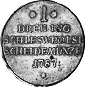 Germany Dreiling (3 Pfennig) 1787 KM# 116 Schleswig-Holstein / Duchy / Standard Coinage coin reverse Germany Dreiling (3 Pfennig) 1787 KM# 116 Schleswig-Holstein / Duchy / Standard Coinage coin reverse