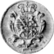 Germany 1/4 Ducat 1743 GHE KM# 29 Saxe-Coburg-Saalfeld / Duchy / Trade Coinage coin reverse Germany 1/4 Ducat 1743 GHE KM# 29 Saxe-Coburg-Saalfeld / Duchy / Trade Coinage coin reverse