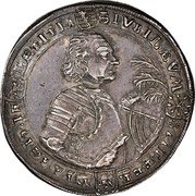 Germany 1/4 Thaler 1717 KM# 40 Saxe-Saalfeld / Duchy / Regular Coinage coin obverse Germany 1/4 Thaler 1717 KM# 40 Saxe-Saalfeld / Duchy / Regular Coinage coin obverse