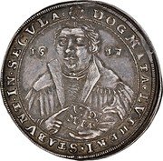 Germany 1/4 Thaler 1717 KM# 40 Saxe-Saalfeld / Duchy / Regular Coinage coin reverse Germany 1/4 Thaler 1717 KM# 40 Saxe-Saalfeld / Duchy / Regular Coinage coin reverse
