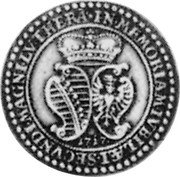 Germany 1/4 Thaler 1717 KM# 46 Saxe-Meiningen / Duchy / Regular Coinage coin reverse Germany 1/4 Thaler 1717 KM# 46 Saxe-Meiningen / Duchy / Regular Coinage coin reverse
