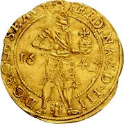 Germany 1 Ducat (Ferdinand III) FERDINAND. III D: G: RO. LM. SF: AV 1645 coin reverse Germany 1 Ducat (Ferdinand III) FERDINAND. III D: G: RO. LM. SF: AV 1645 coin reverse