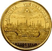 Germany 12 Ducats (Charles VII) AUGUSTA VINDELICORUM MDCC XLIV coin obverse